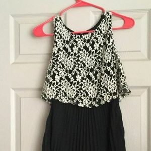 Black and white dress